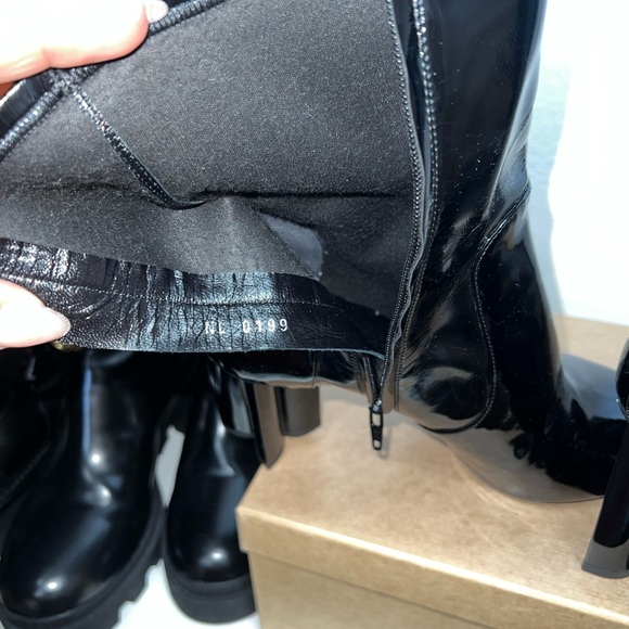 Patent Silhouette Ankle Boots - Picture 5 of 6